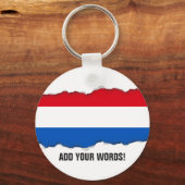 Porte-clés Drapeau Pays-Bas Holland (Recto)