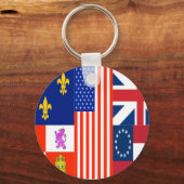 Porte-clés Drapeau Pensacola (Recto)