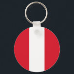 Porte-clés Drapeau péruvien<br><div class="desc">Produits World Flag personnalisables - N'hésitez pas à ajouter votre propre texte.</div>