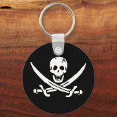 Porte-clés Drapeau pirate (Recto)