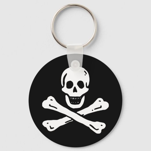 Porte-clés Drapeau pirate (Recto)