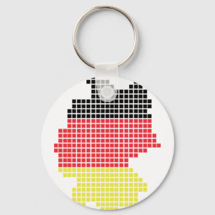Porte-clés drapeau pixel allemand