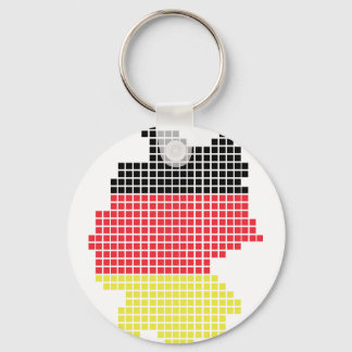 Porte-clés drapeau pixel allemand