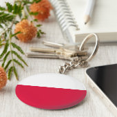 Porte-clés Drapeau polonais (Côté)