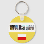 Porte-clés Drapeau polonais de Varsovie (Verso)