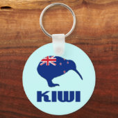 Porte-clés Drapeau Porte - clé néo-zélandais Kiwi (Recto)