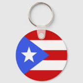 Porte-clés Drapeau Porto Rico (Recto)