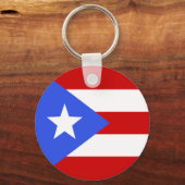 Porte-clés Drapeau Porto Rico (Recto)
