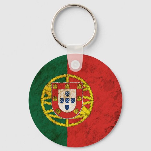 Porte-clés Drapeau portugais robuste (Recto)