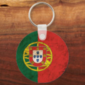Porte-clés Drapeau portugais robuste (Recto)