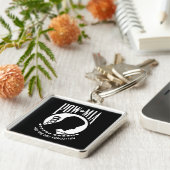 Porte-clés Drapeau POW MIA : Soldats disparus de la guerre du (Côté)