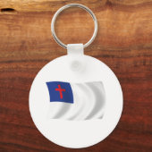 Porte-clés drapeau religion chrétienne (Recto)