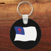 Porte-clés drapeau religion chrétienne (Recto)