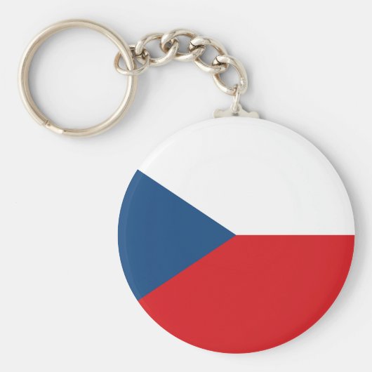 Porte-clés Drapeau République tchèque (Devant)