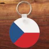 Porte-clés Drapeau République tchèque (Recto)