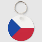 Porte-clés Drapeau République tchèque (Verso)
