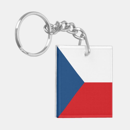 Porte-clés Drapeau République tchèque (Devant gauche)