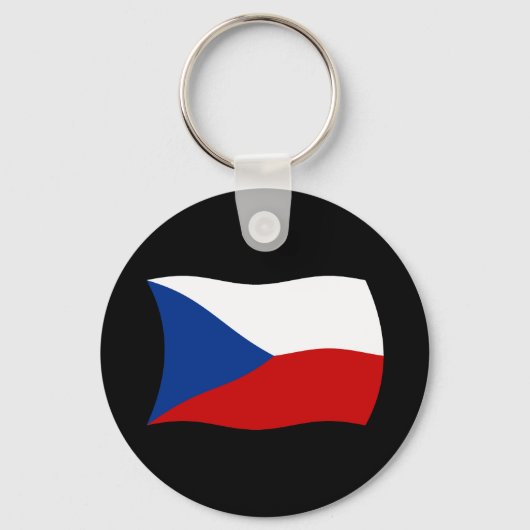 Porte-clés Drapeau République Tchèque (Recto)