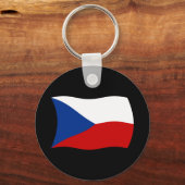 Porte-clés Drapeau République Tchèque (Recto)