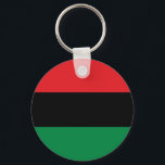 Porte-clés Drapeau rouge noir et vert<br><div class="desc">Drapeau rouge noir et vert</div>