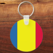 Porte-clés Drapeau roumain (Recto)