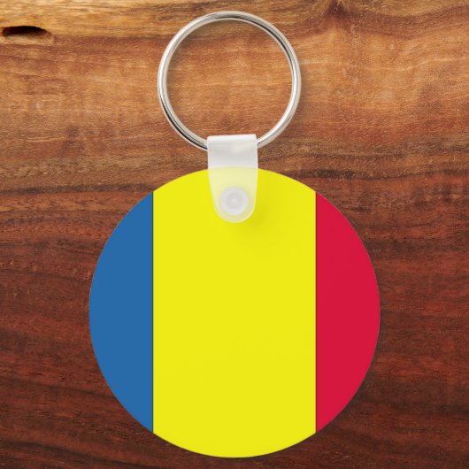Porte-clés Drapeau roumain (Recto)