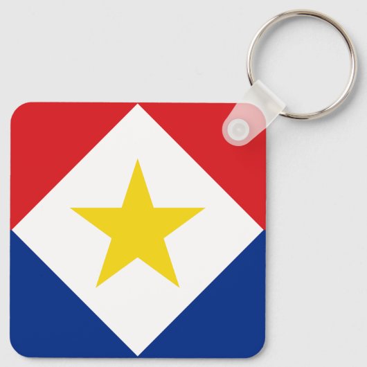 Porte-clés Drapeau Saba (Dos)