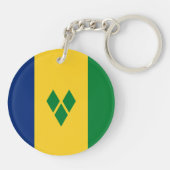 Porte-clés Drapeau Saint-Vincent (Dos)