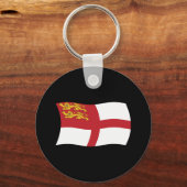 Porte-clés Drapeau Sark (Recto)
