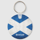 Porte-clés Drapeau Scotland Grunge (Recto)