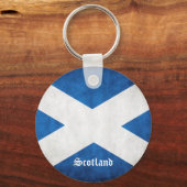 Porte-clés Drapeau Scotland Grunge (Recto)