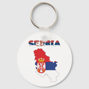 Porte-clés Drapeau serbe