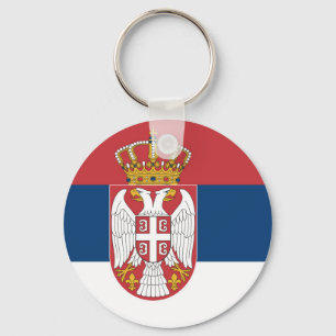 Porte-clés Drapeau Serbie