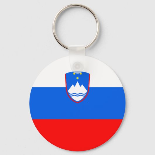 Porte-clés drapeau slovenia (Recto)