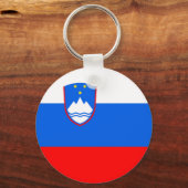 Porte-clés Drapeau Slovénie (Recto)