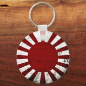 Porte-clés Drapeau Soleil Levant du Japon (Recto)