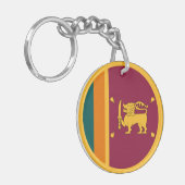 Porte-clés Drapeau Sri Lanka (Devant gauche)