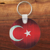 Porte-clés Drapeau stylisé de Turquie (Recto)