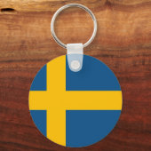 Porte-clés Drapeau suédois (Recto)