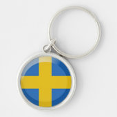 Porte-clés Drapeau suédois (Devant)