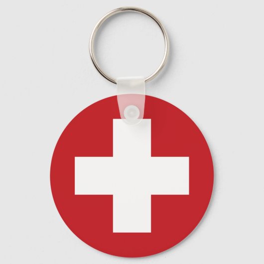 Porte-clés Drapeau Suisse (Recto)