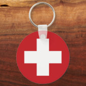 Porte-clés Drapeau Suisse (Recto)