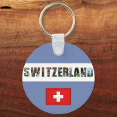 Porte-clés Drapeau Suisse (Verso)