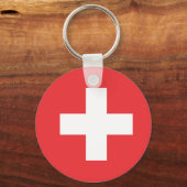 Porte-clés Drapeau suisse (Recto)