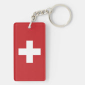 Porte-clés Drapeau suisse (Dos)
