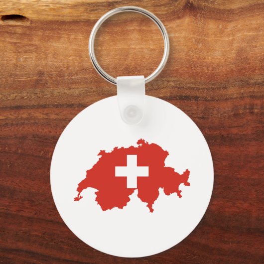 Porte-clés Drapeau Suisse (Recto)