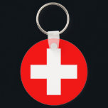 Porte-clés Drapeau Suisse<br><div class="desc">Drapeau Suisse</div>