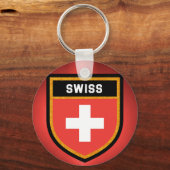 Porte-clés Drapeau suisse (Recto)