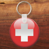 Porte-clés Drapeau suisse 2.0 (Recto)