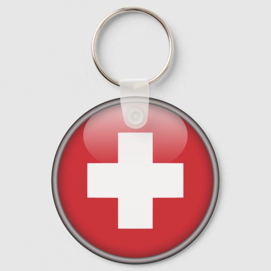 Porte-clés Drapeau suisse - Drapeau suisse (Recto)